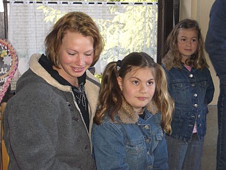 Foto: Fr�nzis mit T�chtern