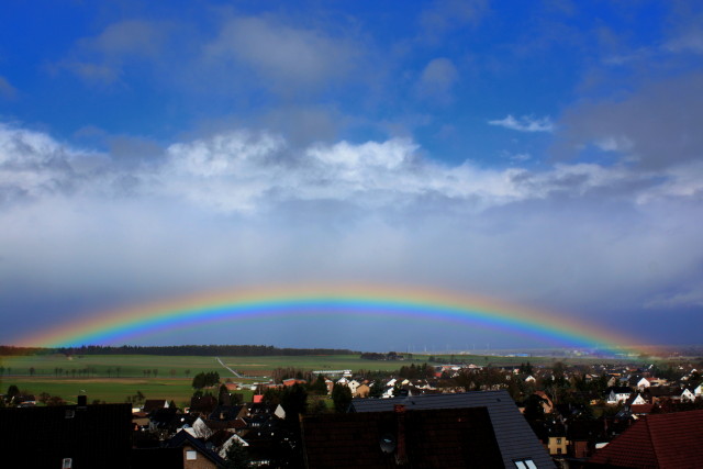 Regenbogen �ber Kirchhheim