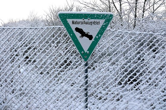 F�r Adler ungeeignete Einz�unung