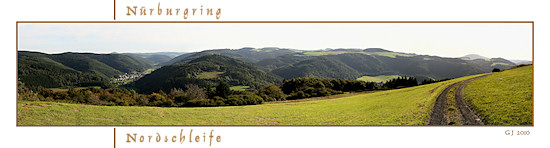 Foto Sierscheid Panorama von der D�mpelhardt mit N�rburg