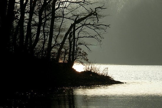Abendstimmung am Stausee