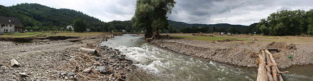 Behelfsmäßiger Fußgängerüberweg