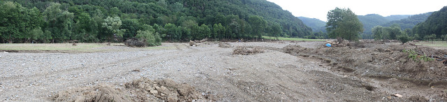 Schneise der Zerstörung in Insul