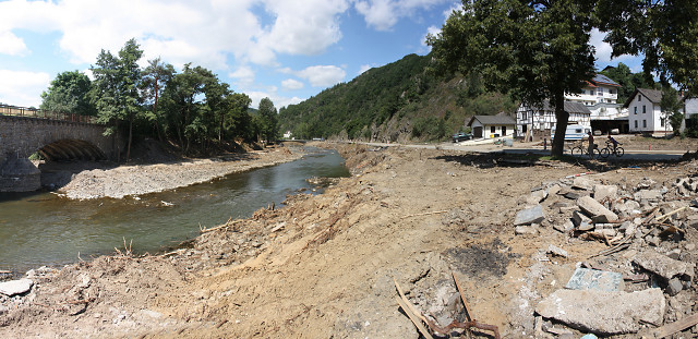 Ortsausgang Schuld Richtung Campingplatz und Fuchshofen
