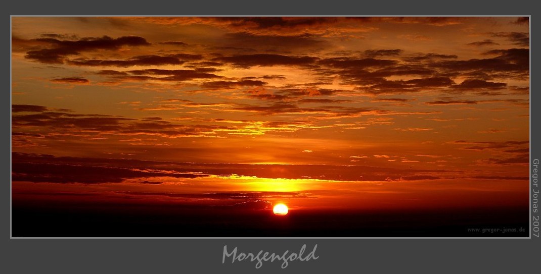 Sonnenaufgang nach der k�rzesten Nacht des Jahres